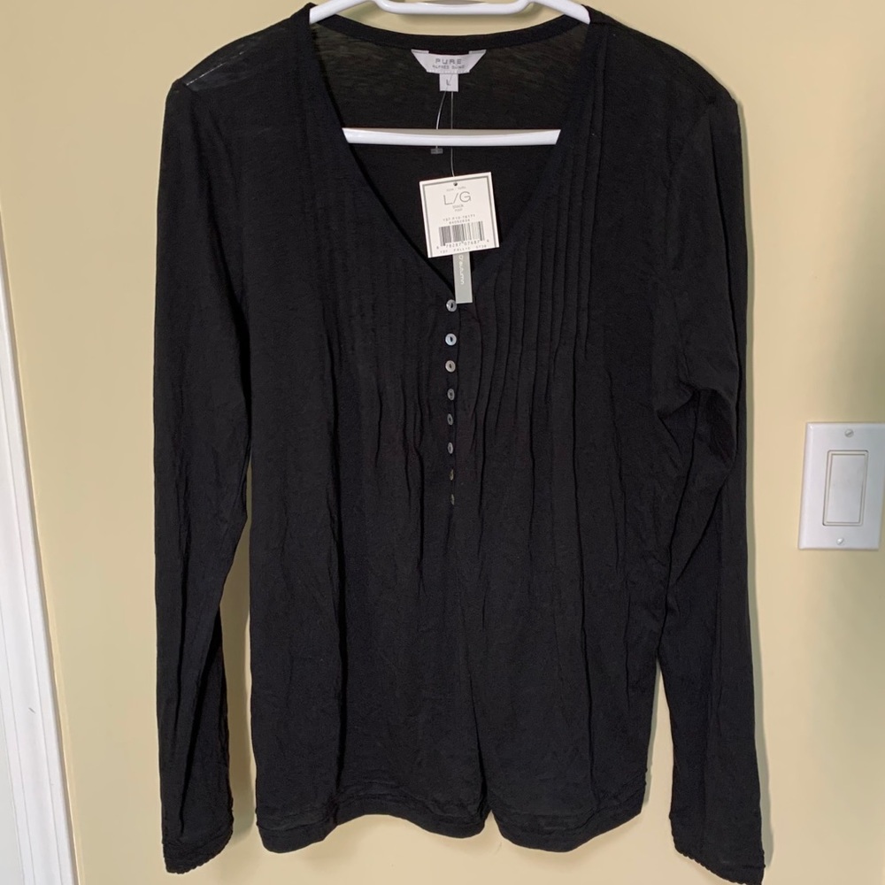 2/$30 NWT Alfred Sung Long Sleeved Tee
